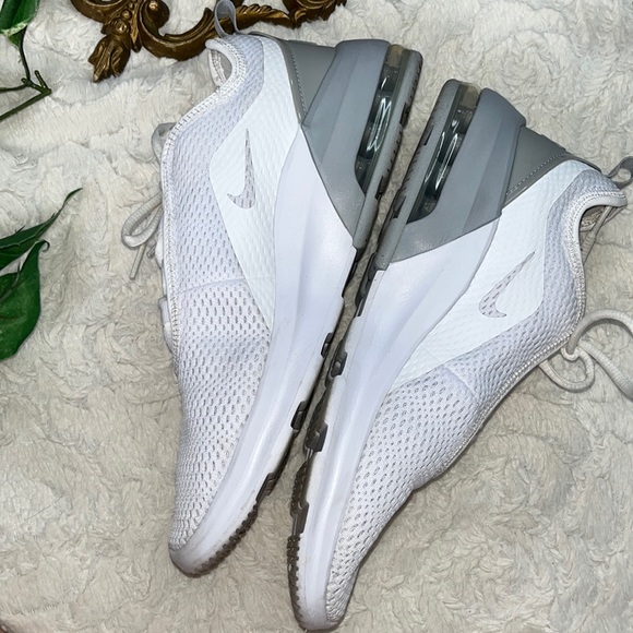 Gray and White Nike Air Sneakers - Picture 3 of 8